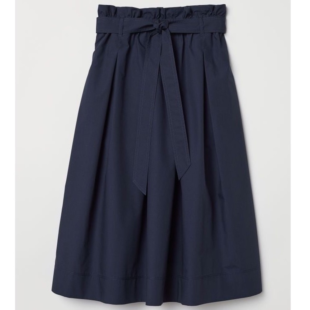 BNWT Navy Midi Skirt